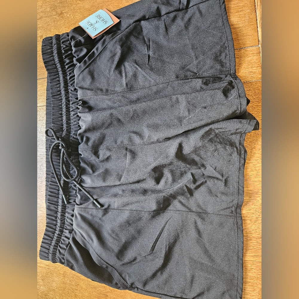 Black Drawstring Swim Shorts.. XL